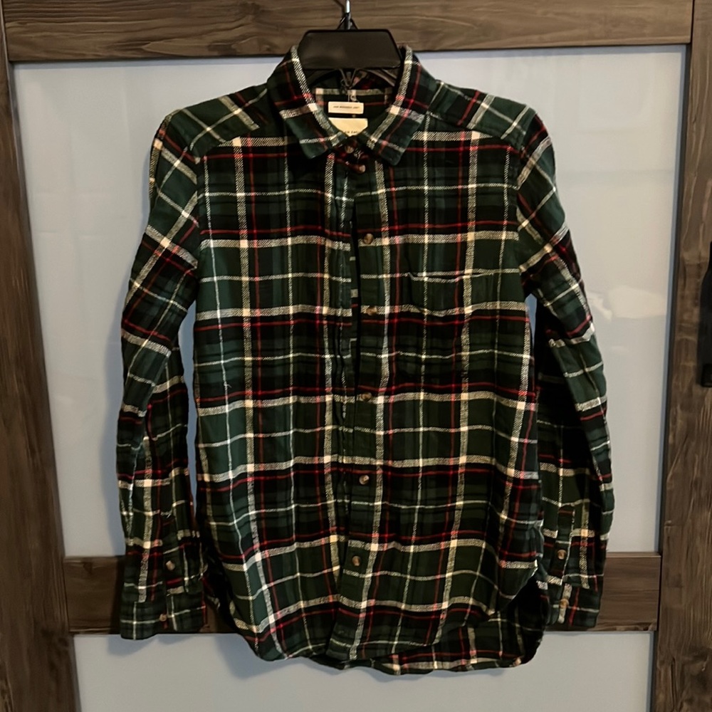 American Eagle Flannel Boyfriend Fit